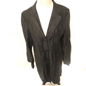 Louben black blazer size 12